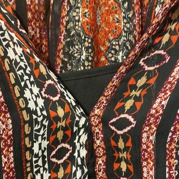 Lucky 🍀 Brand multi color peasant blouse. - Picture 7 of 8